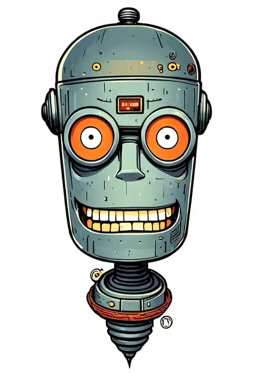 bender futurama tattoo design idea