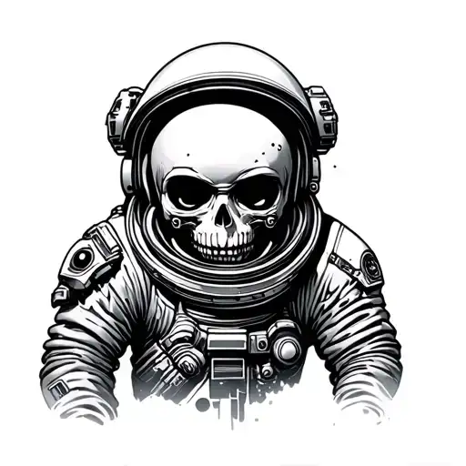 Dead Astronaut tattoo design idea