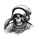 Dead Astronaut tattoo design idea