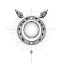 Horseshoe tattoo design idea