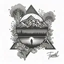 twin peaks fire walk with me  tattoo design idea
