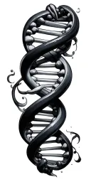 Dna tattoo design idea