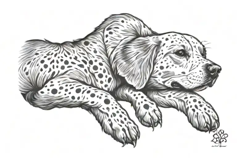 golden retriever paw and hand tattoo design tattoo design idea