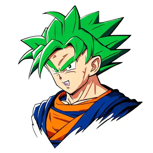 Vice , Broly, gohan, gohan,goku tattoo design idea