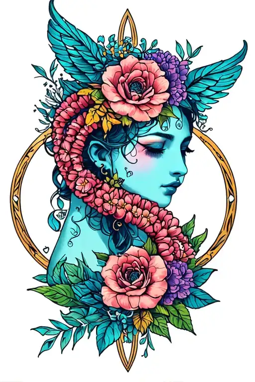 Gemini pices and cancer zodiac sign tattoo design idea