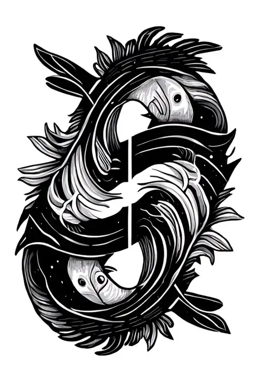 a simple layout where the four glyphs – Gemini (♊), Pisces (♓), Taurus (♉), and Libra (♎) aligned vertically or horizontally, separated by fine lines tattoo design idea