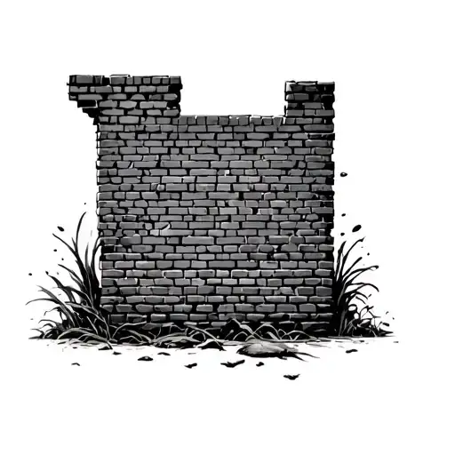 Brick Walls tattoo design idea