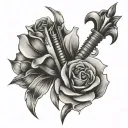 Zipper tattoo design idea
