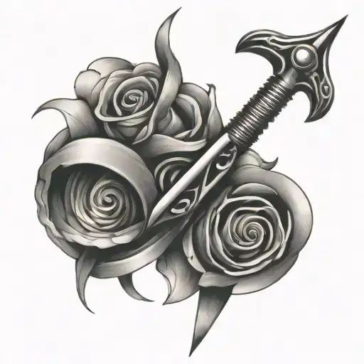 Zipper tattoo design idea
