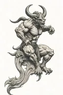 Minotaur tattoo design idea