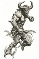 Minotaur tattoo design idea