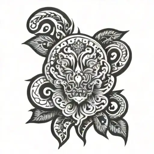 love Fati man tattoo design idea