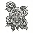 love Fati man tattoo design idea