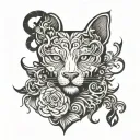 love Fati man tattoo design idea