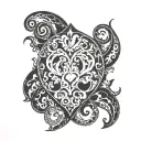 love Fati man tattoo design idea