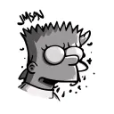 Bart Simpson tattoo design idea