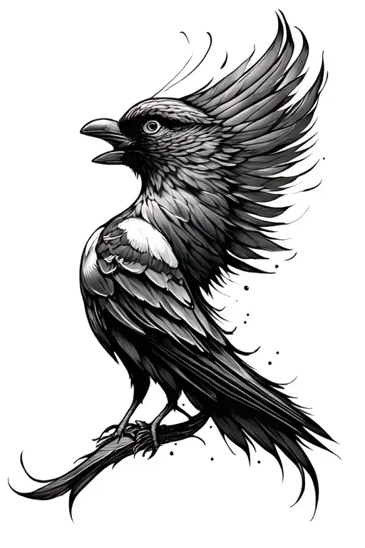 free spirit tattoo design idea