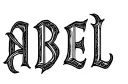 "ABEL" tattoo design idea