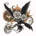 birth flow chart tattoo design idea