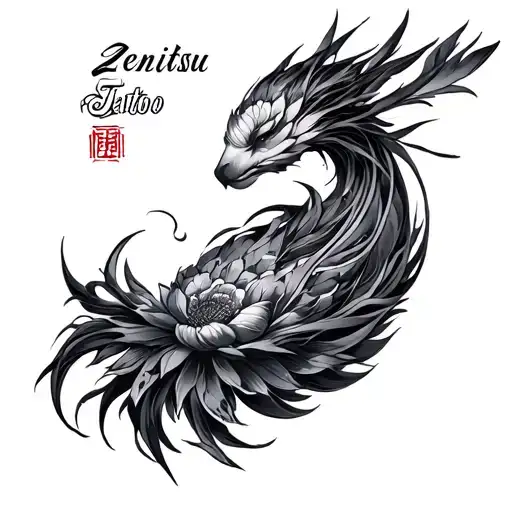 zenitsu tattoo design idea