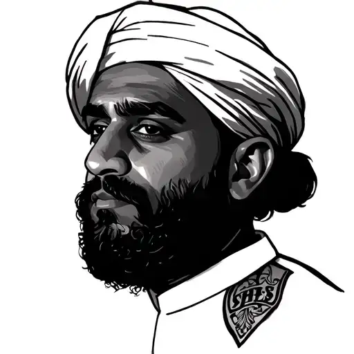 Sidhu Moosewala tattoo design idea