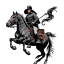 Cavalry tattoo design idea
