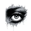 A terrible eye tattoo design idea