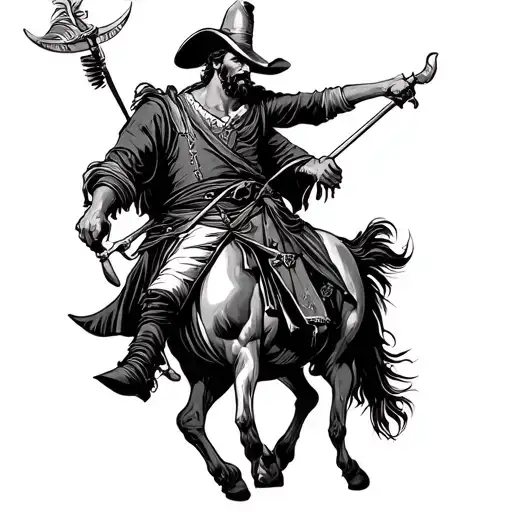 Don Quixote tattoo design idea