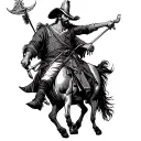 Don Quixote tattoo design idea