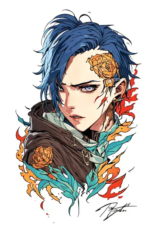 levy ackerman attack on titan tattoo design idea