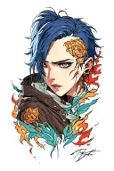 levy ackerman attack on titan tattoo design idea