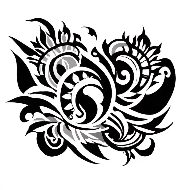 Filipino tribal tattoo tattoo design idea