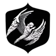 angel wings spread tattoo design idea