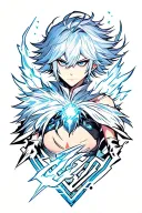 Zenitsu Thunder step tattoo design idea