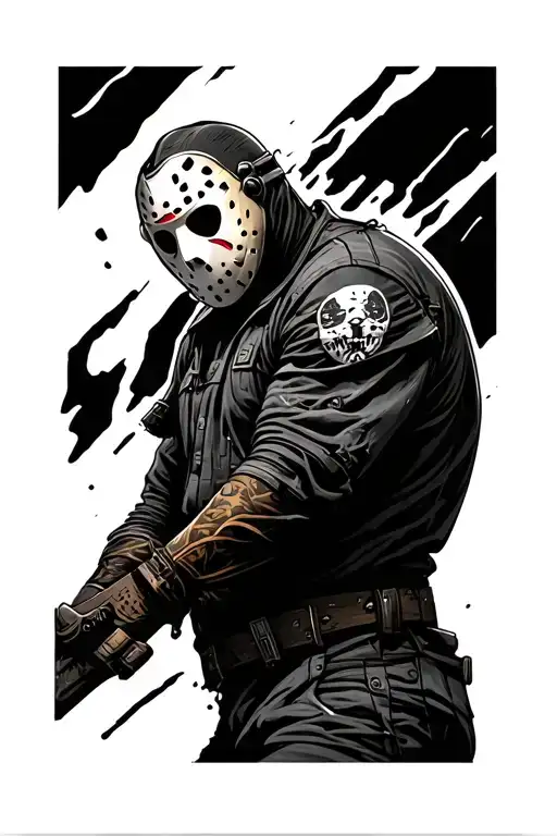 jason voorhees tattoo design idea