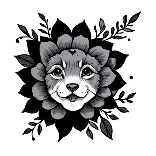 Child Name tattoo design idea