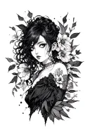 Juuzou stitches tattoo design idea