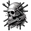 Prison tattoo design idea