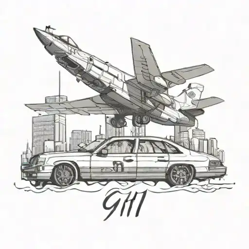 911 tattoo design idea
