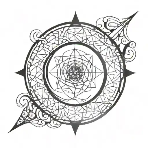 The Law of Attraction, the law of deliberate creation, the law of allowing tattoo design idea