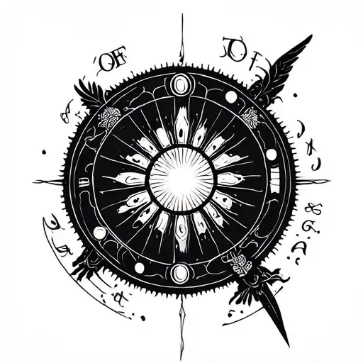 Circle Of Fifths tattoo design idea