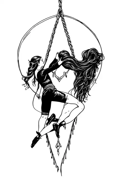 I want tattoo idea for matching tattoo with mu sister showing our love and memory that we have jumped on bungee together tattoo design idea