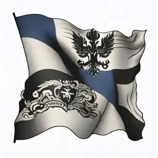 Martinique flag + French flag tattoo design idea