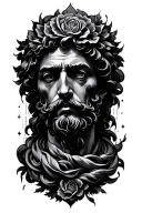 4 stoic virtues tattoo design idea