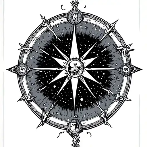 The Star Tarot tattoo design idea