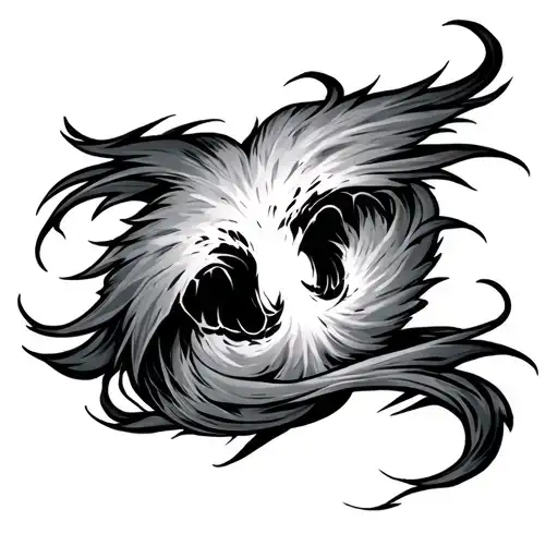 Thunder Storm tattoo design idea