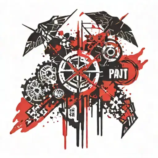 the adoption symbol with the words "pay it forward" tattoo design idea