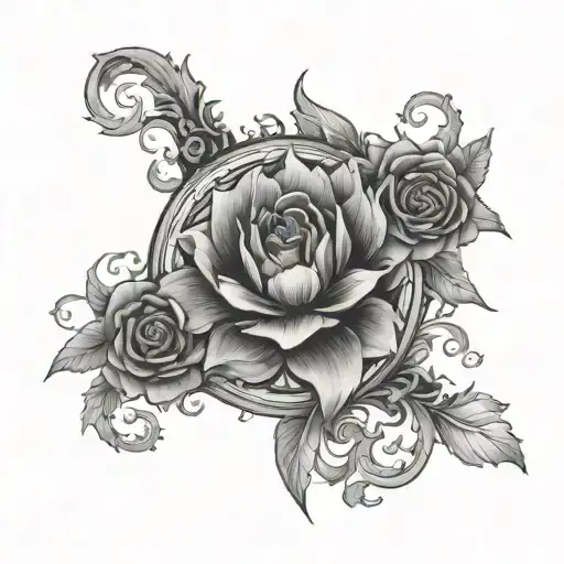 Fortune helps the strong tattoo design idea