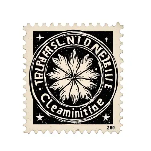 post stamp with clemintine on it tattoo design idea