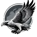 falcon diving arm sleeve tattoo design idea